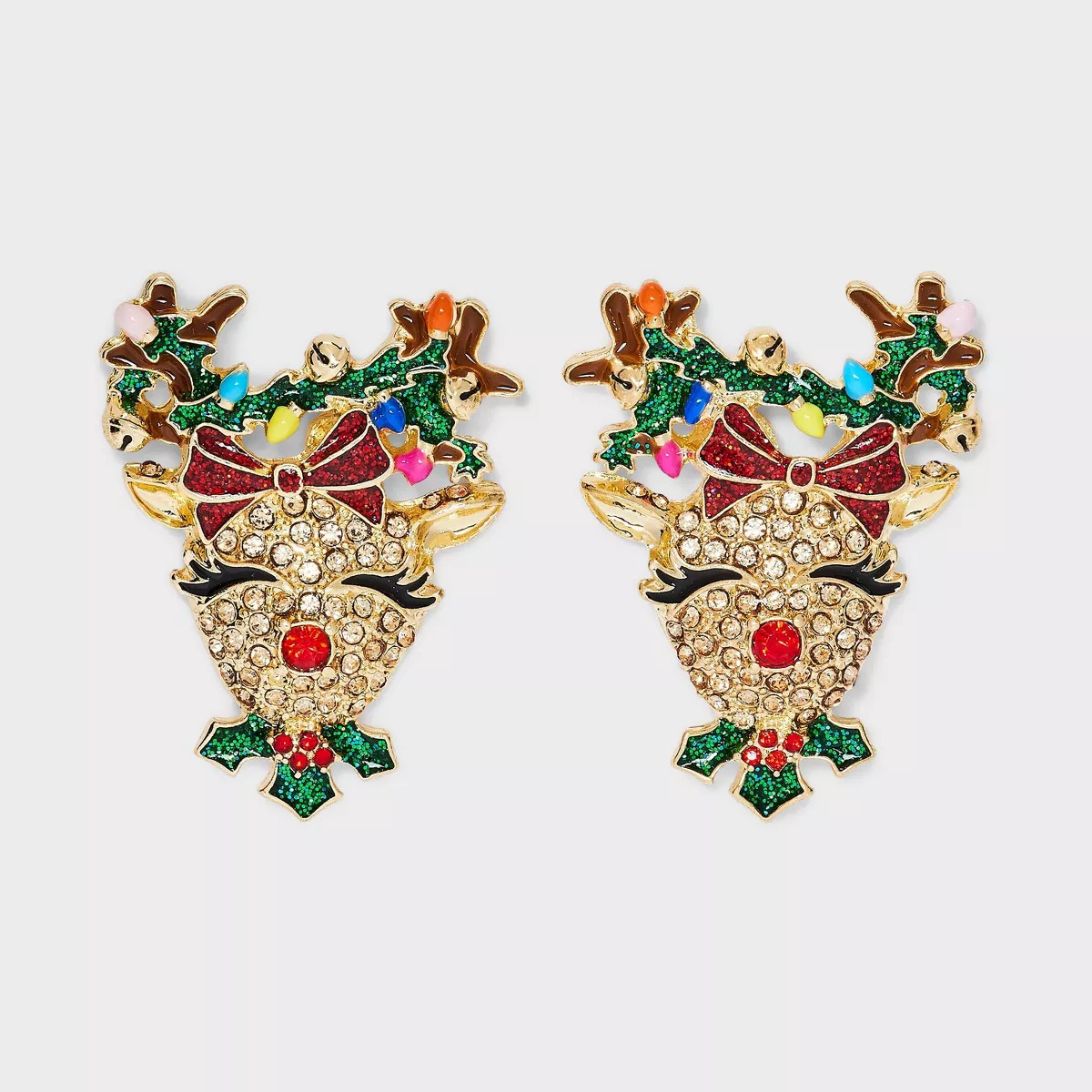 SUGARFIX by BaubleBar "Very Vixen" Statement Earrings - Gold | Target