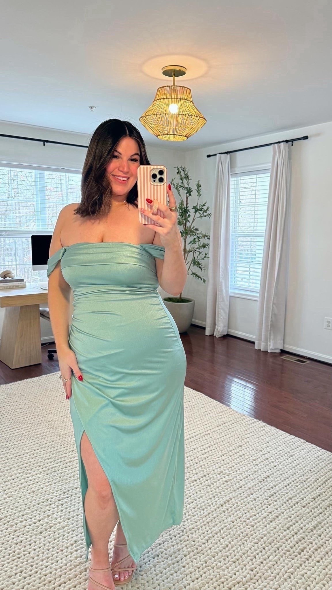 The prettiest spring wedding guest dress with built in shapewear! Wearing a size xl



#LTKWedding #LTKSeasonal #LTKMidsize