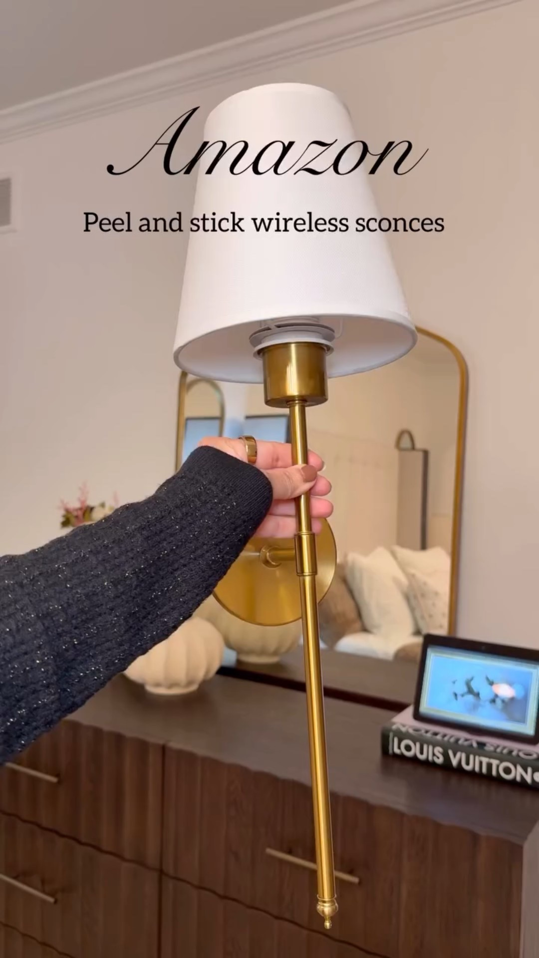 Amazon Home Finds - Wireless peel and stick sconces are finally back in stock!✨

The easiest, budget friendly way to decorate any space. No hardwiring required- comes in a set of 2 with rechargeable LED Bulbs and it’s Remote controlled!
Gold and silver color available under $100

@amazon #founditonamazon 

#LTKHome #LTKFindsUnder100 #LTKSaleAlert