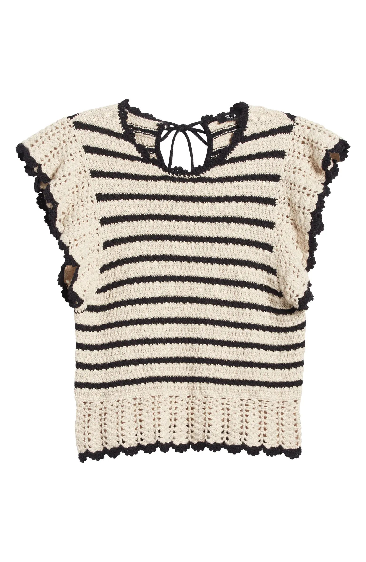 Coen Ruffle Sleeve Peplum Cotton Sweater | Nordstrom