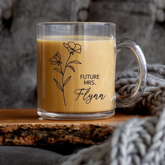 Future Mrs Mug Flower Bride to Be Personalized Camp Mug or | Etsy | Etsy (US)