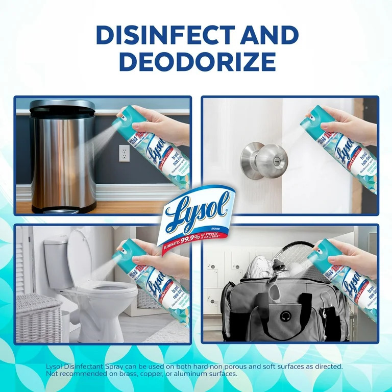 Lysol Disinfectant Spray, Brand New Day Coconut Water & Sea Minerals , 19 oz. | Walmart (US)