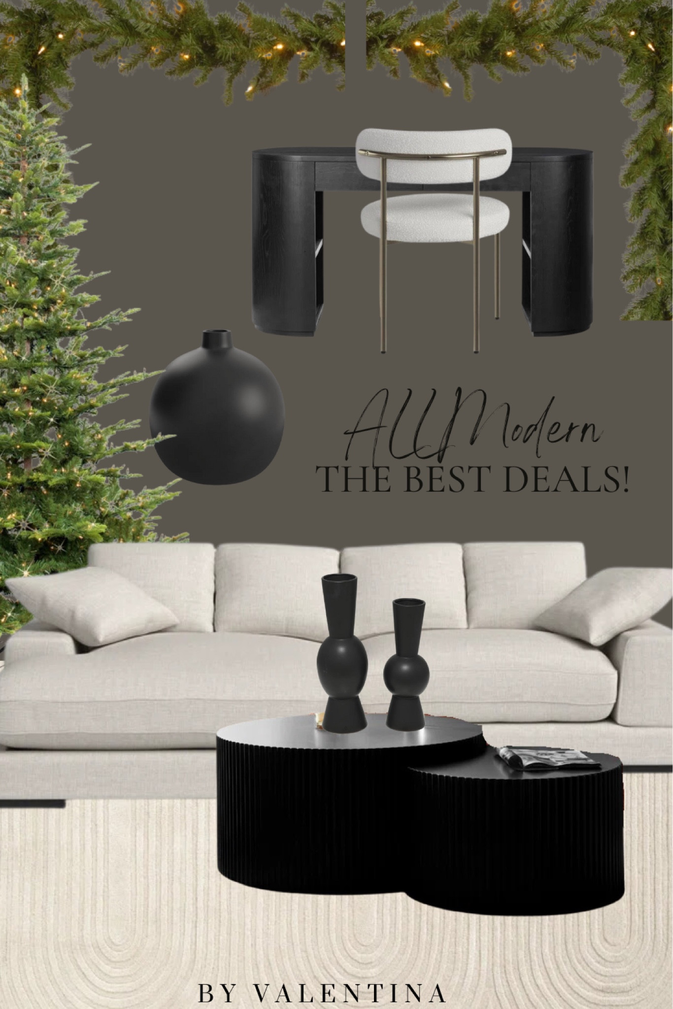 Christmas is the perfect time to give yourself a new room! Allmodern is our go to source for hand-vetted quality designs!

@allmodern #modernmadesimple #allmodernpartner