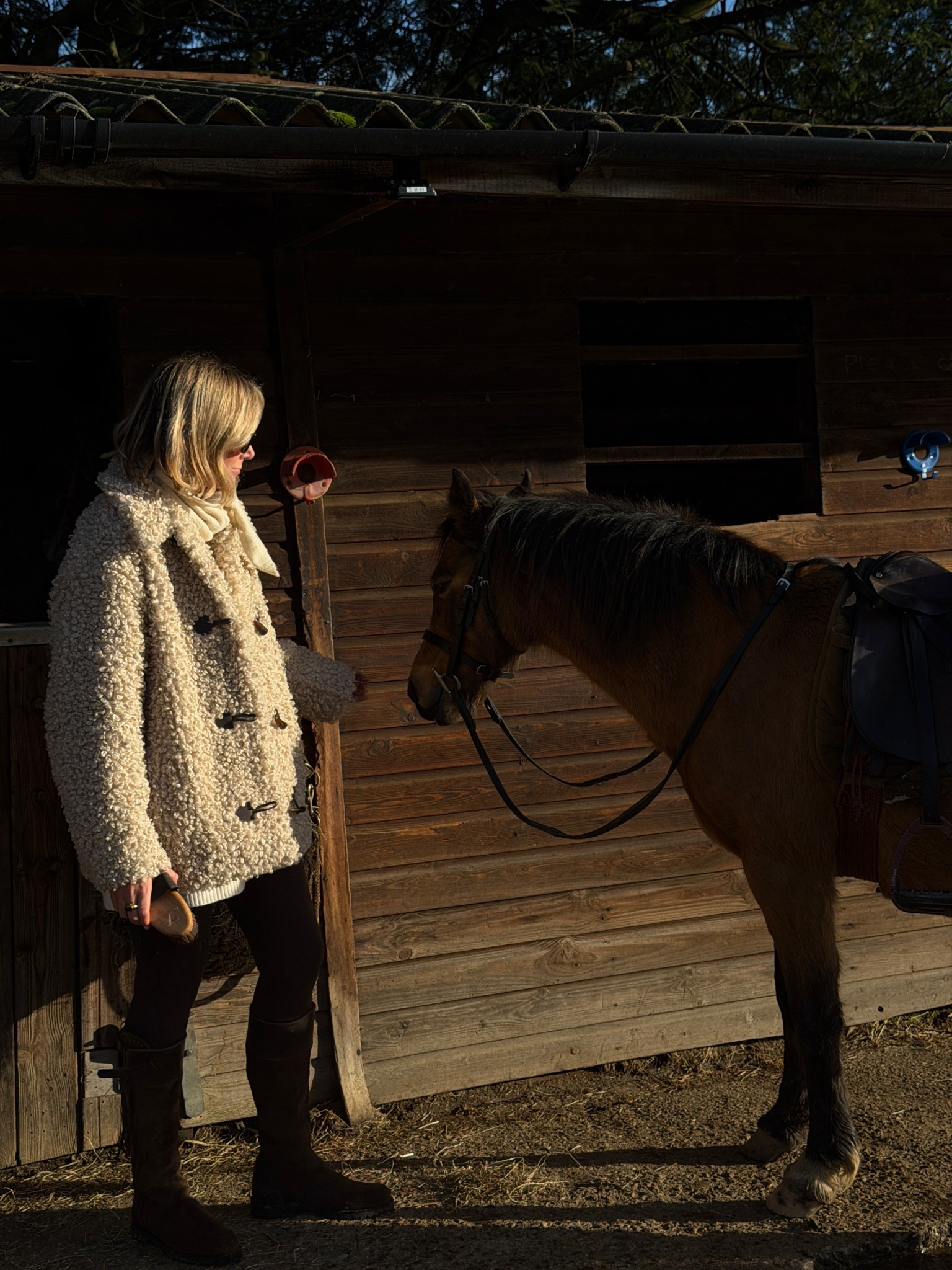 Cosy Borg coat, winter coat, winter boots, suede boots, country boots 

#LTKfestive #LTKuk #LTKwinter