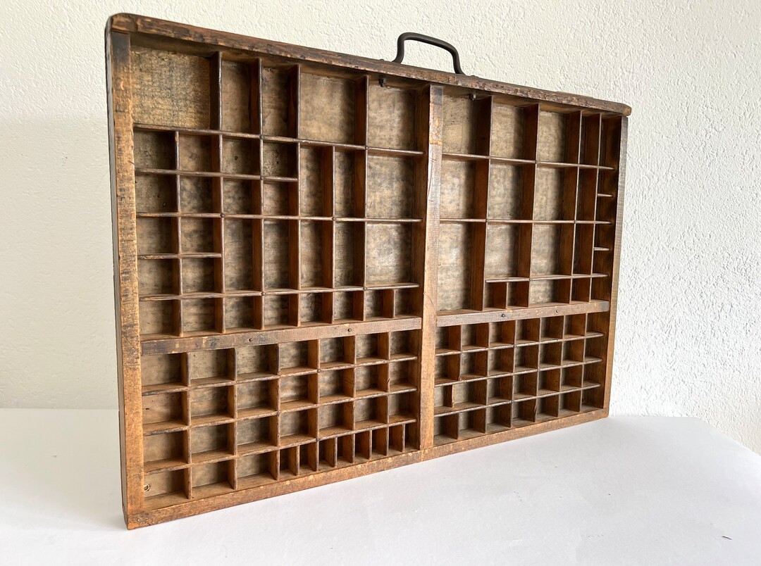 Vintage Letterpress drawer, type drawer, type case drawer, type case tray, printers tray, antique... | Etsy (US)