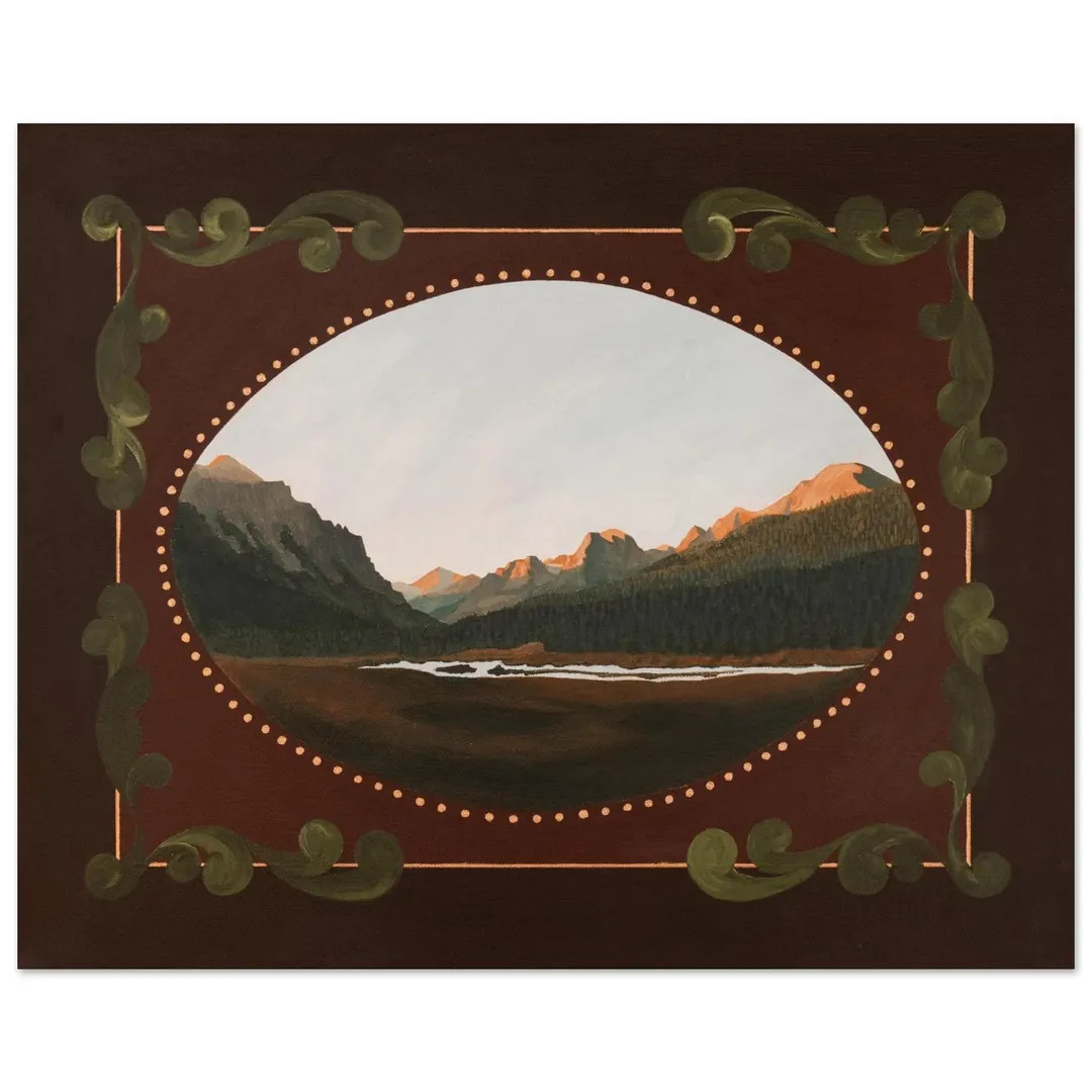 Hyalite Reservoir Sunrise Art Print | Western Montana Landscape Art Collection | Art by Allison L... | Etsy (US)