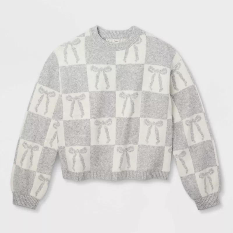 Women's Holiday Crewneck Pullover Sweater - A New Day™ | Target