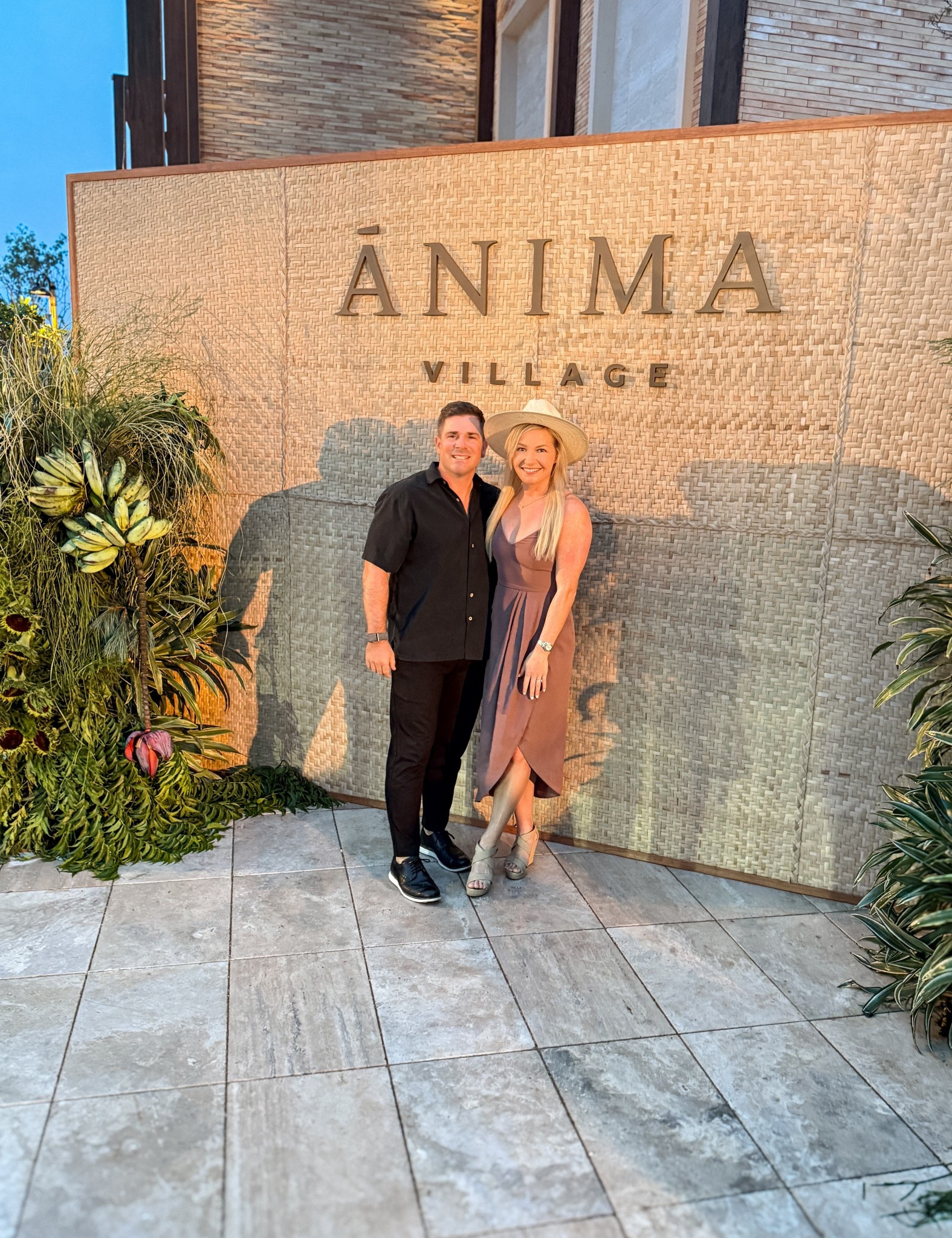 Neutral date-night looks in Cabo 🤎 My dress + hat combo is one of my go-to warm weather outfits — effortless, lightweight, & easy to style. Richie kept it classic in a black button-down & tailored pants for an elevated but relaxed resort look. Linked both our outfits so you can shop the exact pieces (or similar) for your next trip. Tap to shop our Cabo style ✨ ⸻ couples vacation outfits, Cabo outfits, Cabo date night outfits, resort wear, neutral vacation outfit, brown dress outfit, wide brim hat outfit, women’s resort style, men’s resort outfit, men’s vacation style, black button down outfit men, Cabo style, travel outfit inspo, summer date night outfits, travel couple style, warm weather outfit ideas, minimalist outfits, neutral style, resort fashion, luxury travel style, beach vacation outfits, his and hers outfits, travel wardrobe, Cabo date night, elevated basics, effortless vacation style

 

 #LTKTravel #LTKMens #LTKWedding