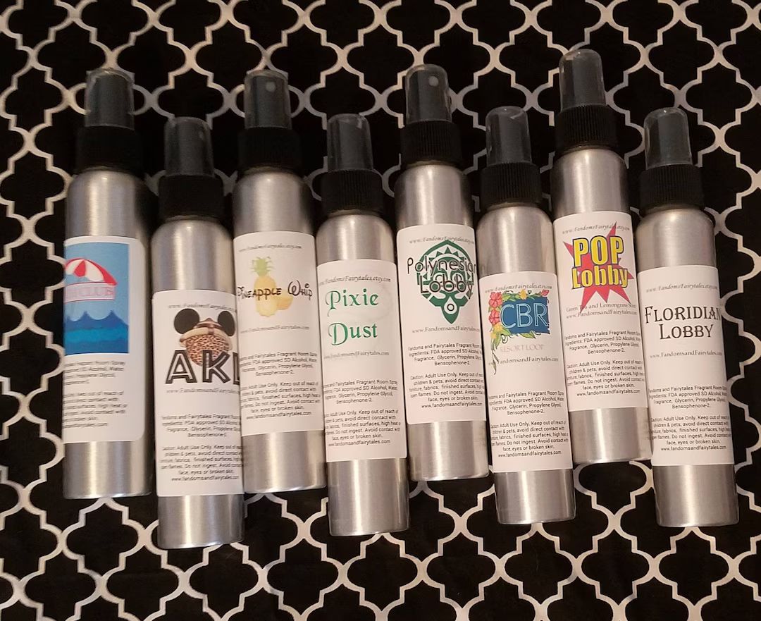 Room Sprays All the Theme Park Inspired Scents Resorts, Attractions, Character Scents - Etsy | Etsy (US)
