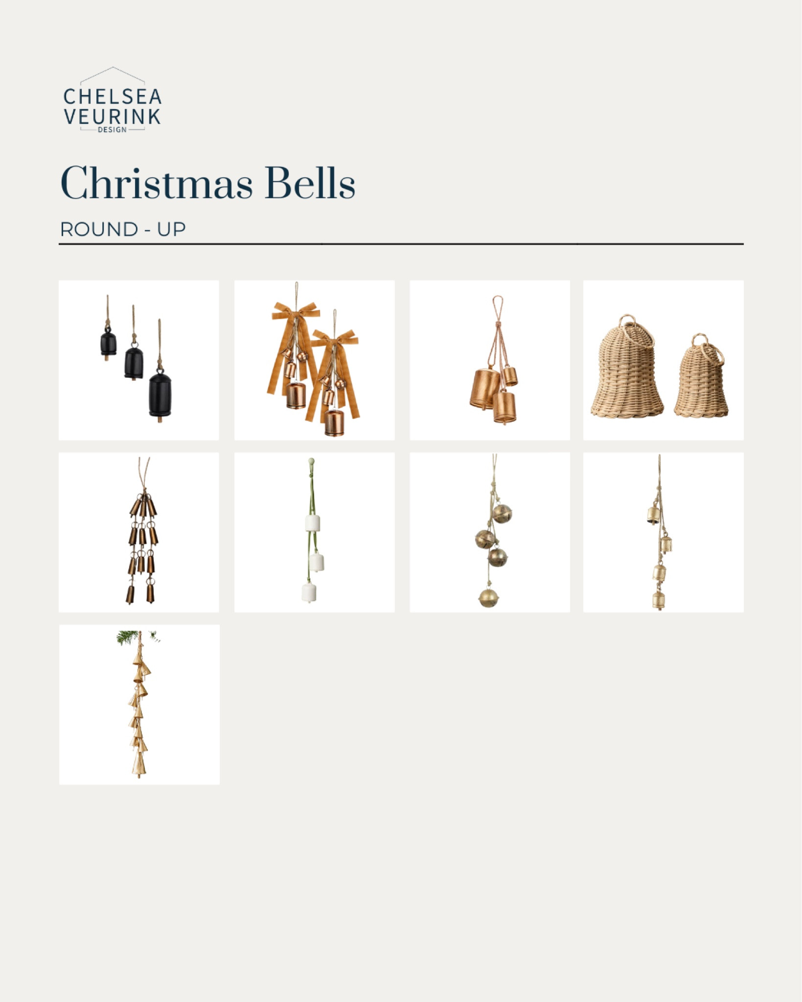 Christmas bells are such a festive way to style your home for the holidays!

#LTKHoliday #LTKhome #LTKSeasonal