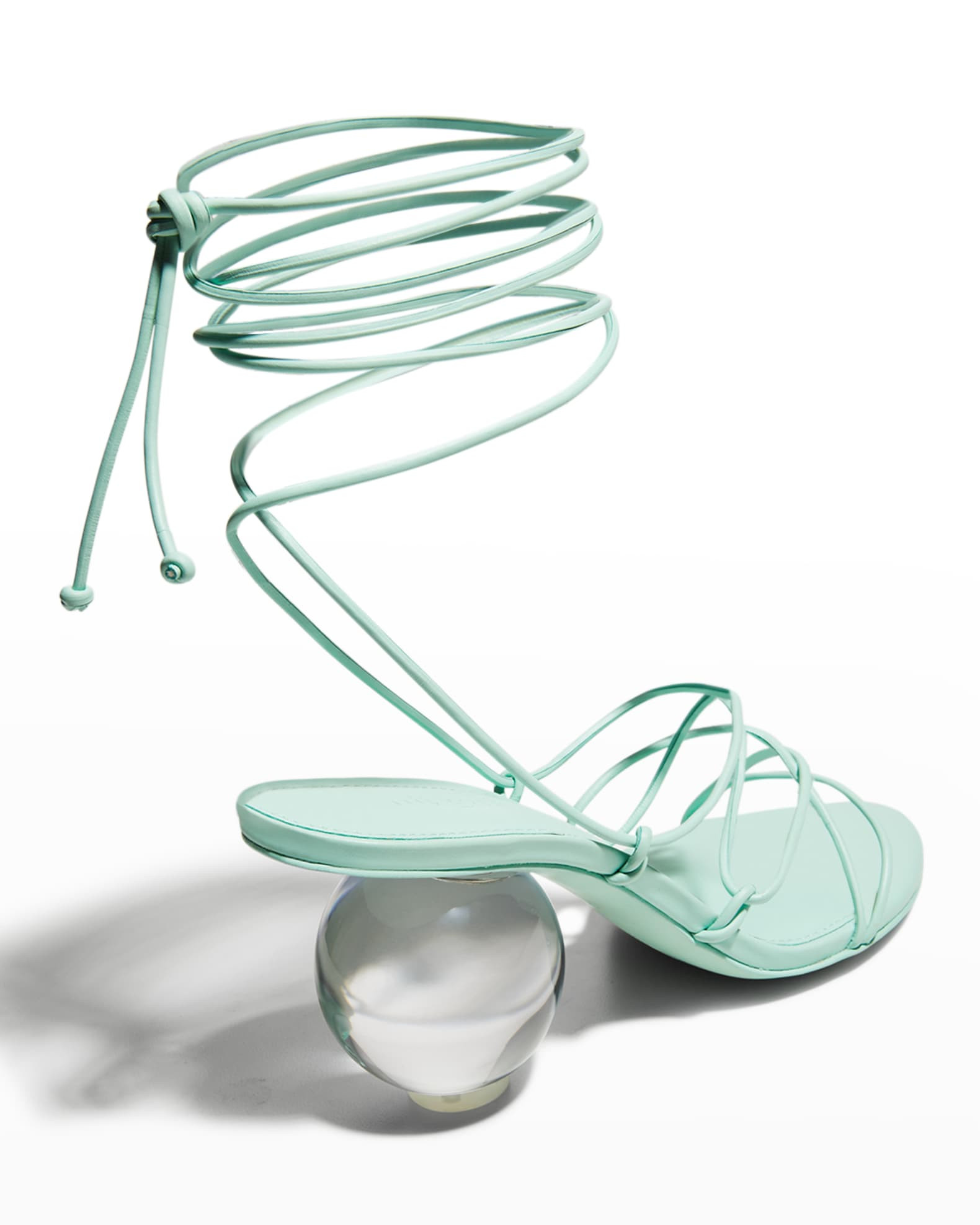 Cult Gaia Su Strappy Sphere-Heel Sandals | Neiman Marcus