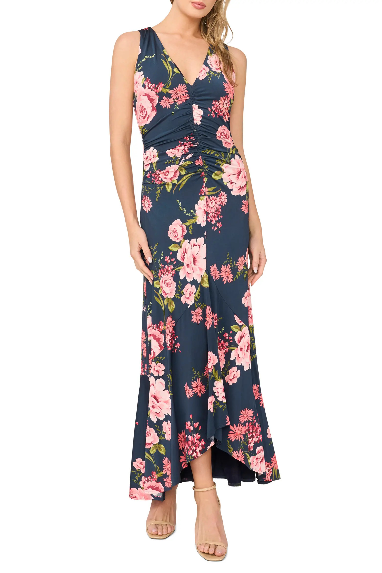 Ted Baker Elizabeth Floral Ruched Dress (Women) | Nordstrom | Nordstrom