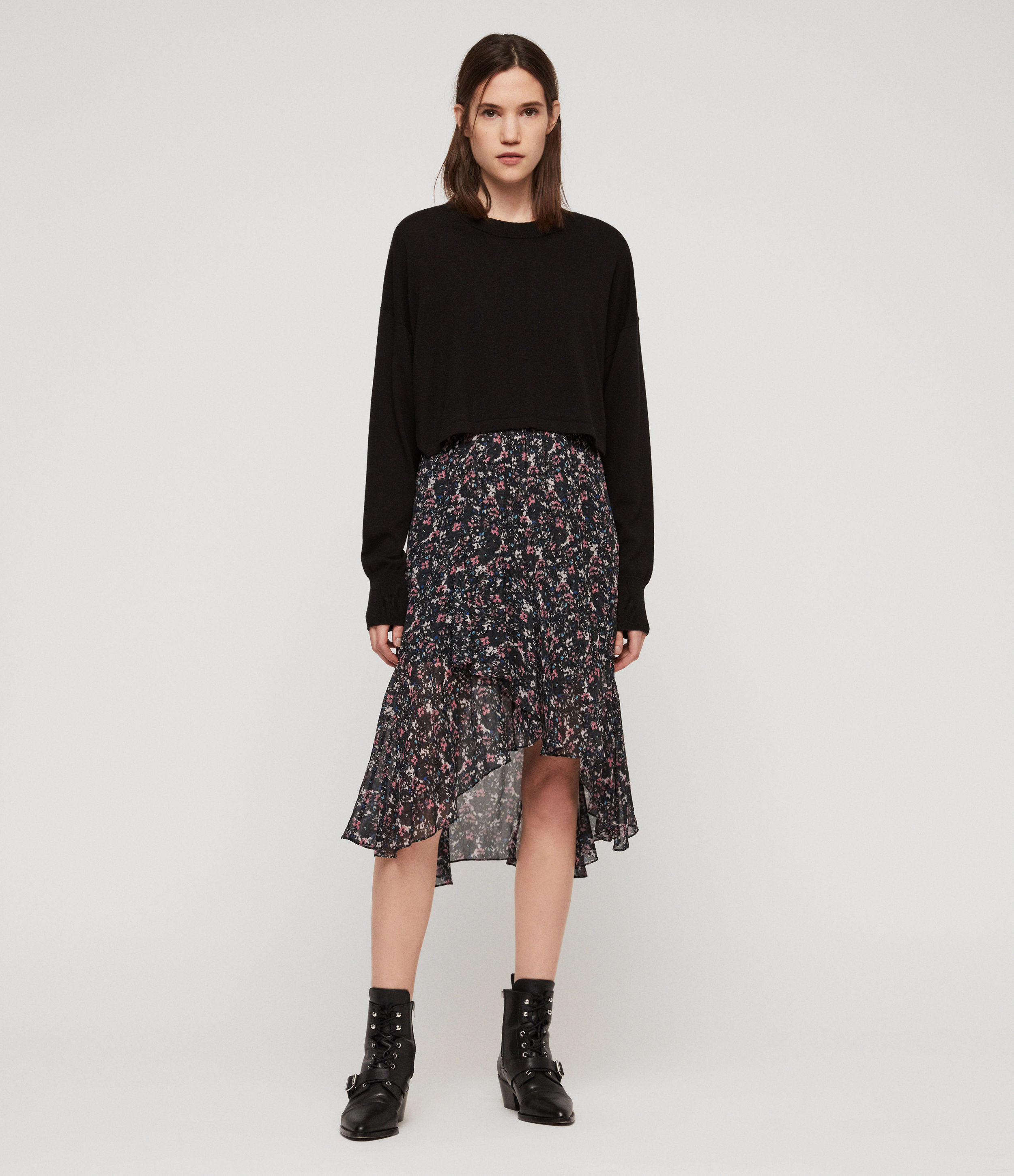 Elia Sketch Dress | AllSaints (UK)