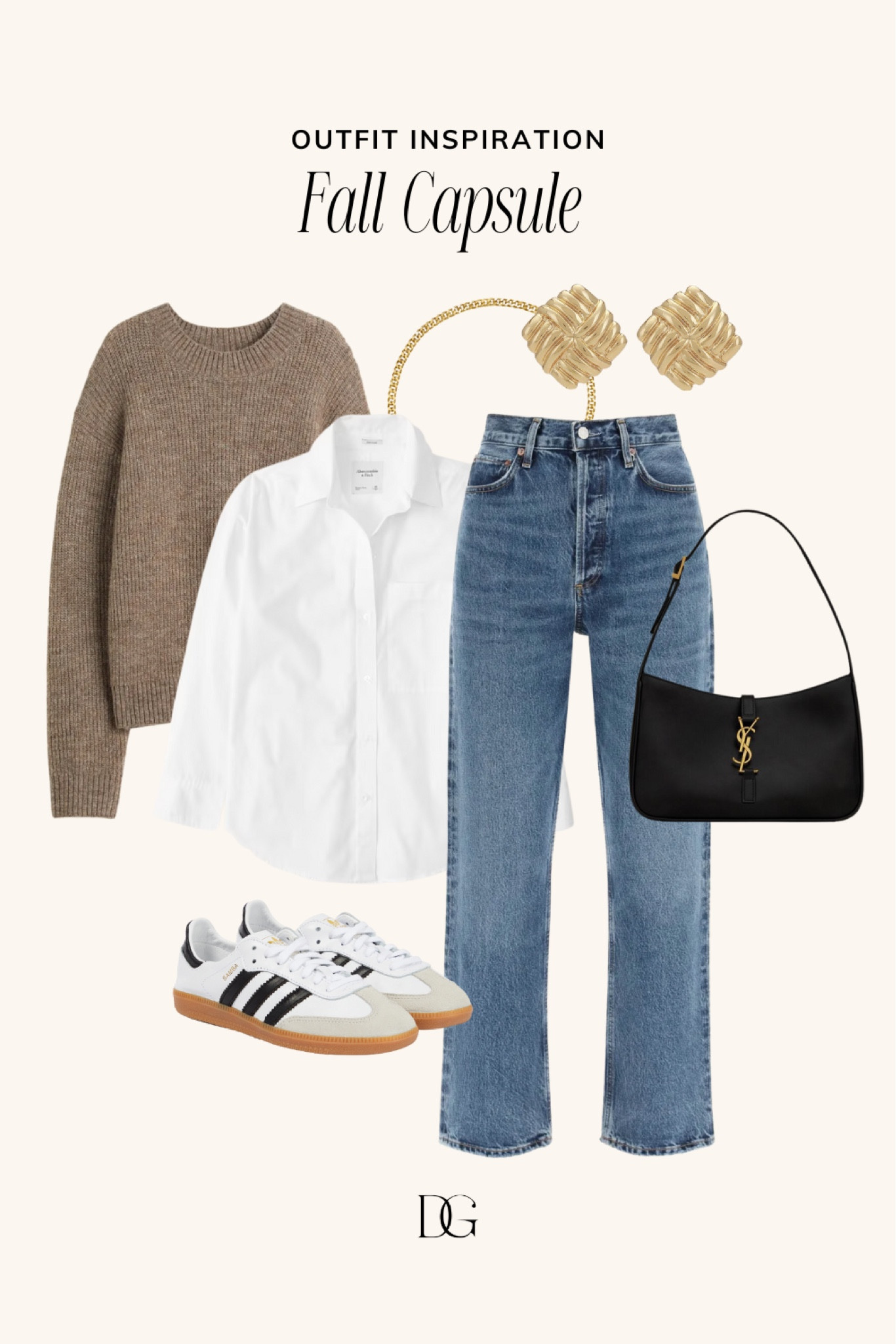 Fall Capsule Wardrobe | fall outfit, fall outfits, fall style, fall fashion, fall 2024, fall outfits 2024, fall look, fall outfit inspo, fall outfit inspiration, fall wardrobe essentials,  fall wardrobe essential, fall wardrobe basics, fall basic, fall basics, fall essential, fall essentials, fall closet basic, fall closet basics, fall closet essential, fall closet essentials, fall must have, fall must haves, fall top, fall tops, fall bottoms, staple jeans, staple denim, fall denim, fall jeans, adidas samba sneakers, adidas sneakers, black shoulder bag, fall bags

#LTKShoeCrush #LTKStyleTip #LTKSeasonal