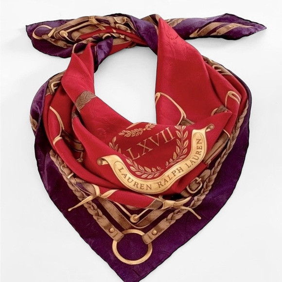 Lauren Ralph Lauren Silk Equestrian Scarf | Poshmark