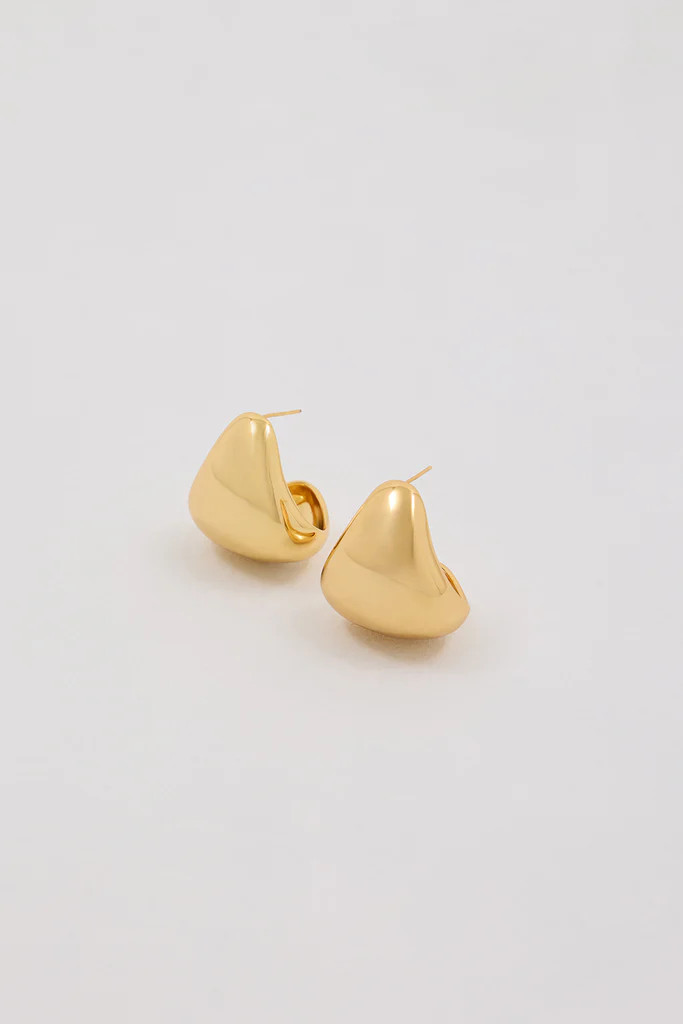 ANNA ROSSI THE ARCH EARRING GOLD | DISSH