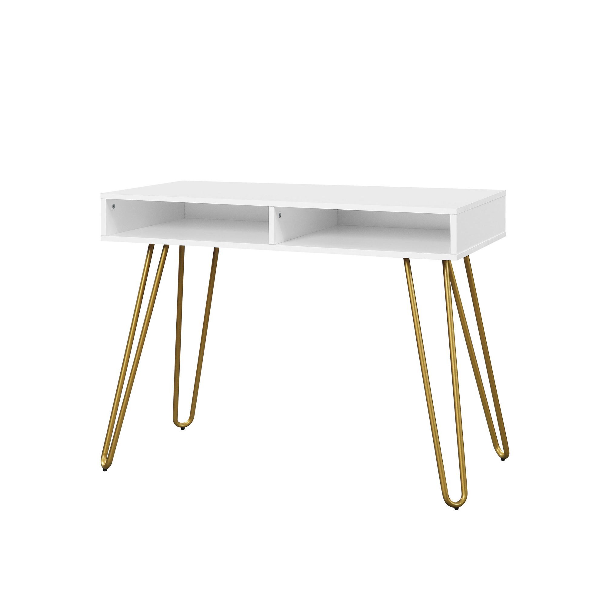 Mainstays Hairpin Writing Desk, White | Walmart (US)