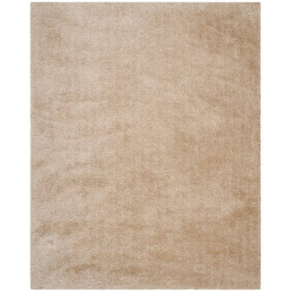 Safavieh Handmade Venice Shag Djenka Solid Polyester Rug | Bed Bath & Beyond