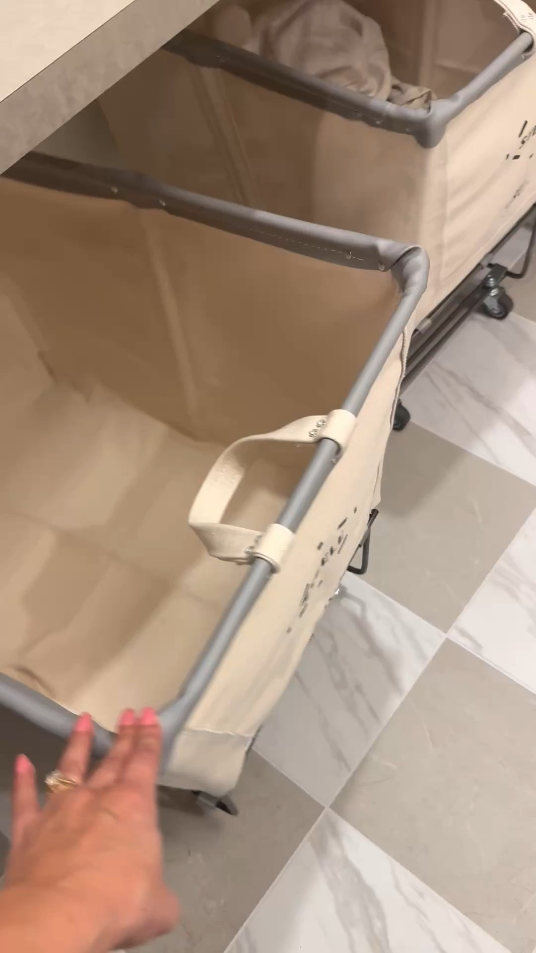 These rolling laundry baskets have been a game changer for staying on top of our family laundry! 

I can dump the dirty laundry in the wash so fast and can unload the clean laundry into the clean basket and wheel it over to the counter to fold or keep it tucked in the basket until I’m ready! 

Laundry room, laundry basket, diy 

#LTKHome #LTKSaleAlert