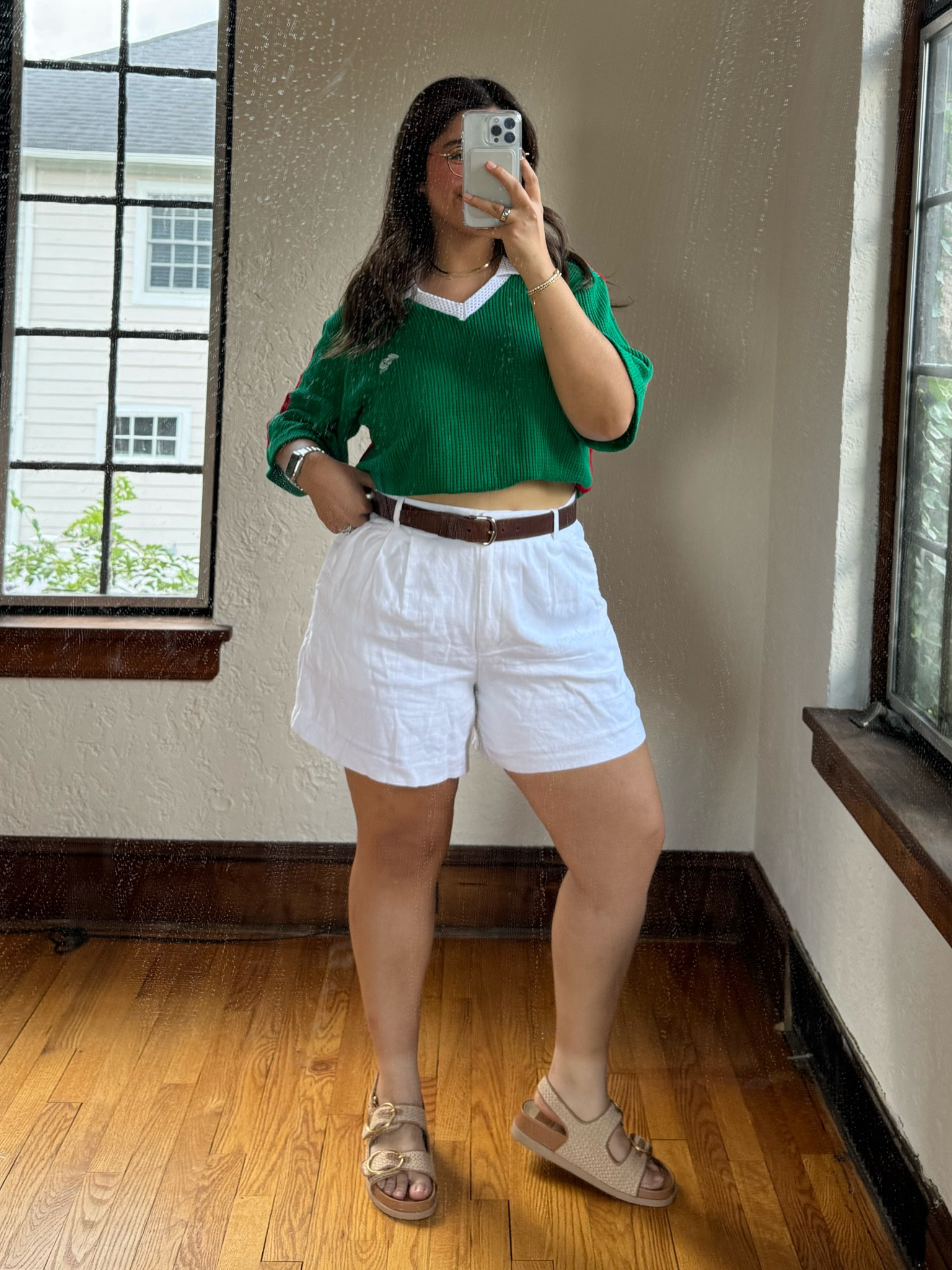 Easy casual summer outfit!
Knitted jersey - size L from FortyTwoCo
Shorts are size 12
Belt is size L

#LTKStyleTip #LTKMidsize #LTKShoeCrush