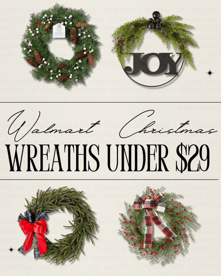 Christmas wreaths for your front door 🚪 

#LTKhome #LTKHoliday #LTKSeasonal