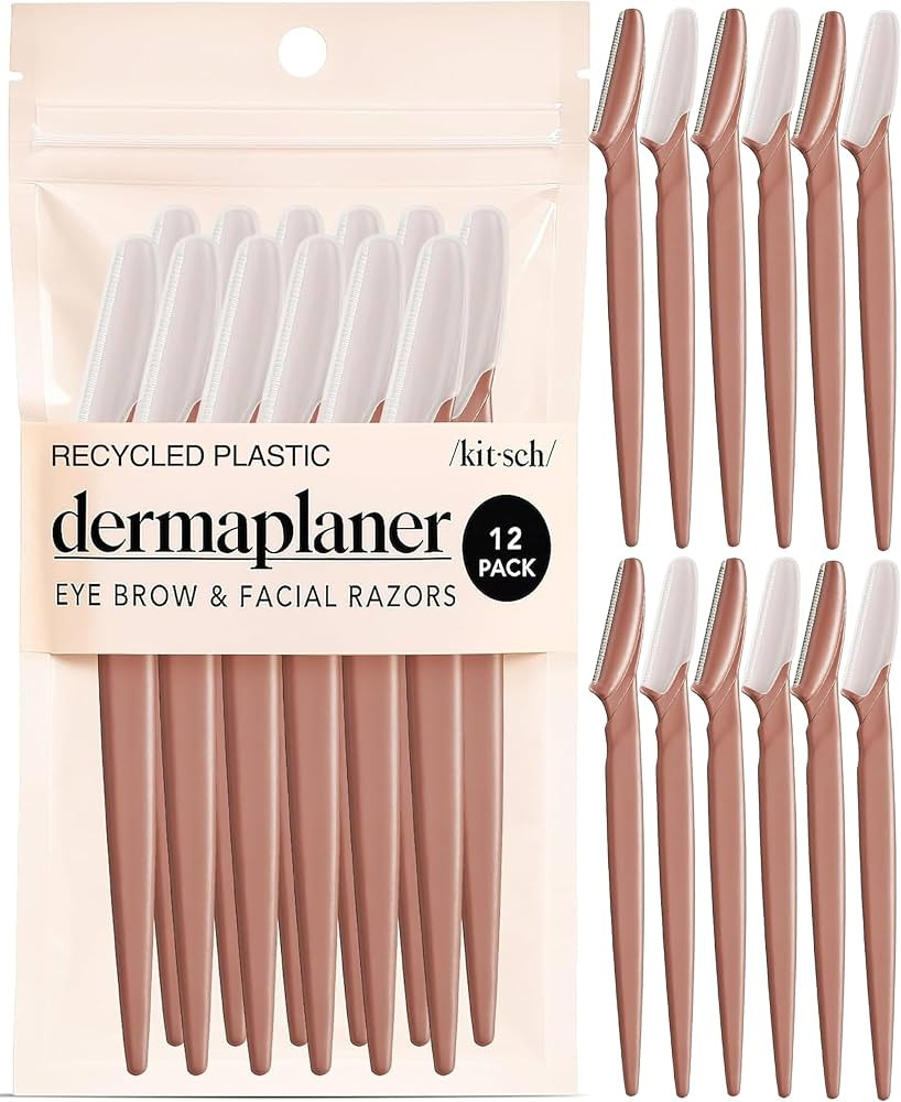 Kitsch Dermaplane Razor for Women Face \u2013 Terracotta, 12 pcs | Amazon (US)