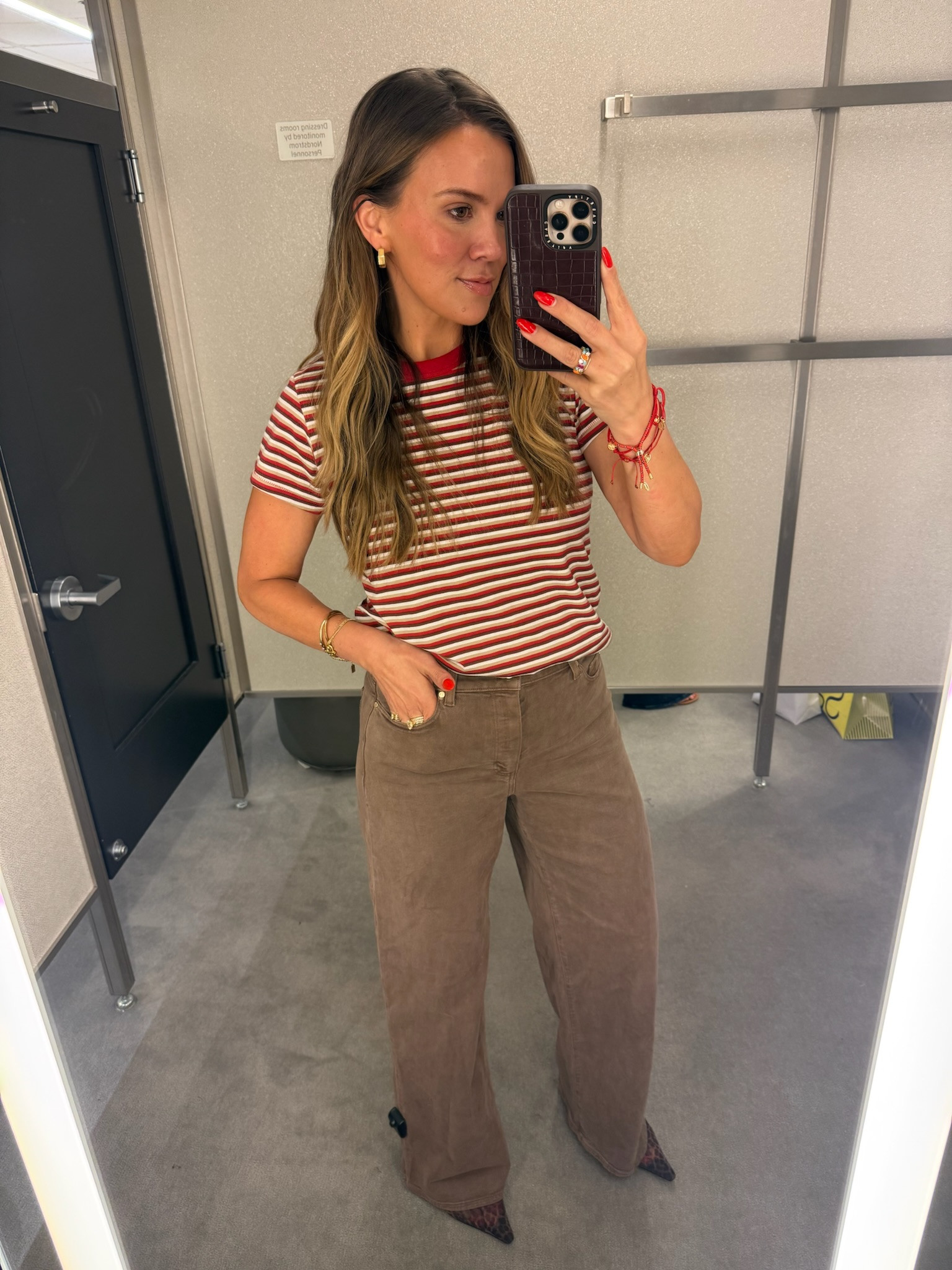 Love this whole outfit but especially the pants! They are SO flattering !