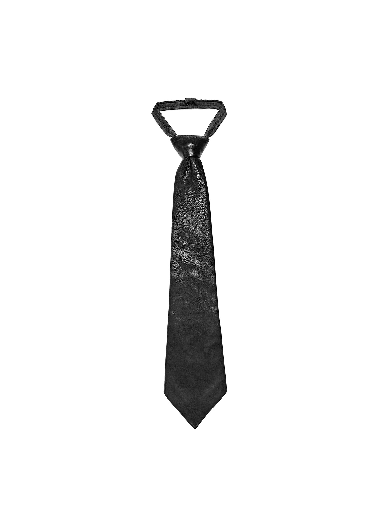 Black Vegan Leather Tie| Fleur du Mal | Fleur du Mal