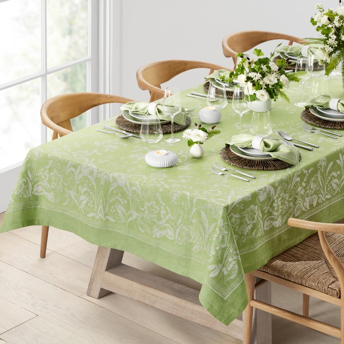 Primavera Jacquard Tablecloth | Williams-Sonoma