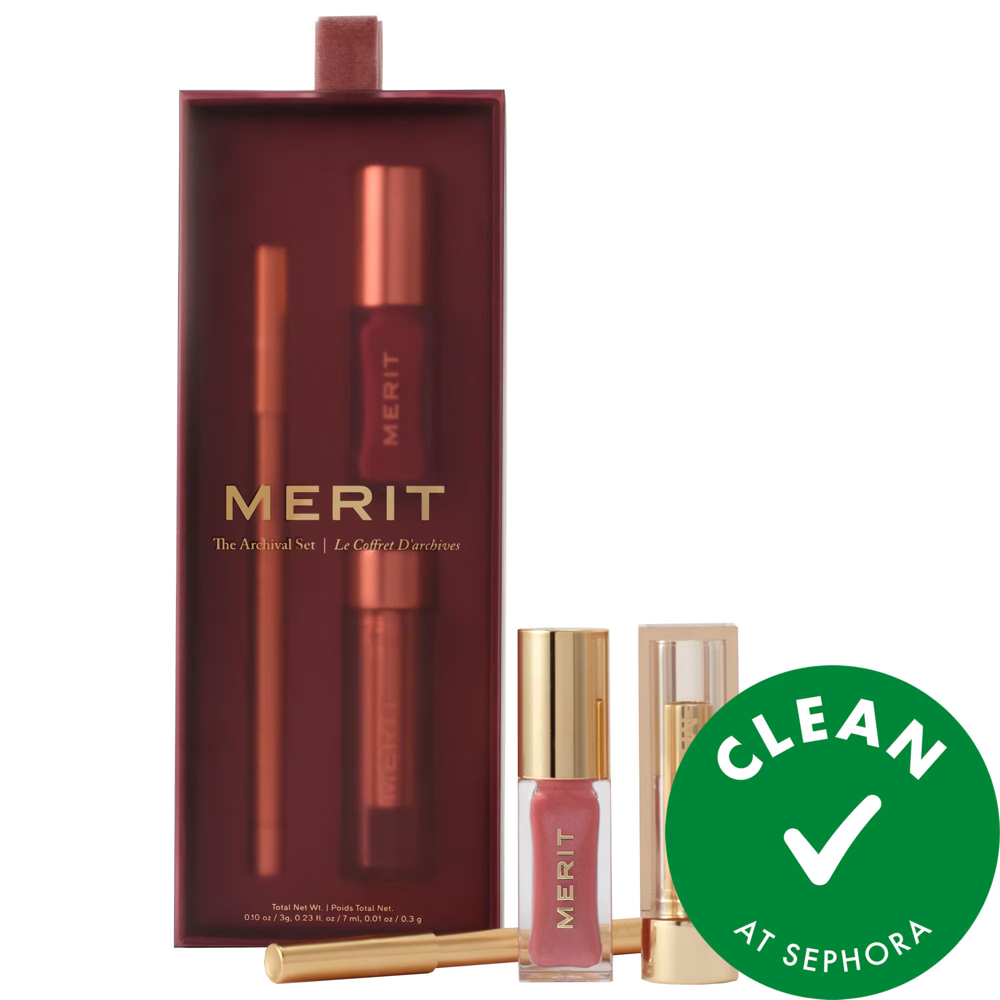 MERIT The Archival Lip Essentials Gift Set | Sephora (US)