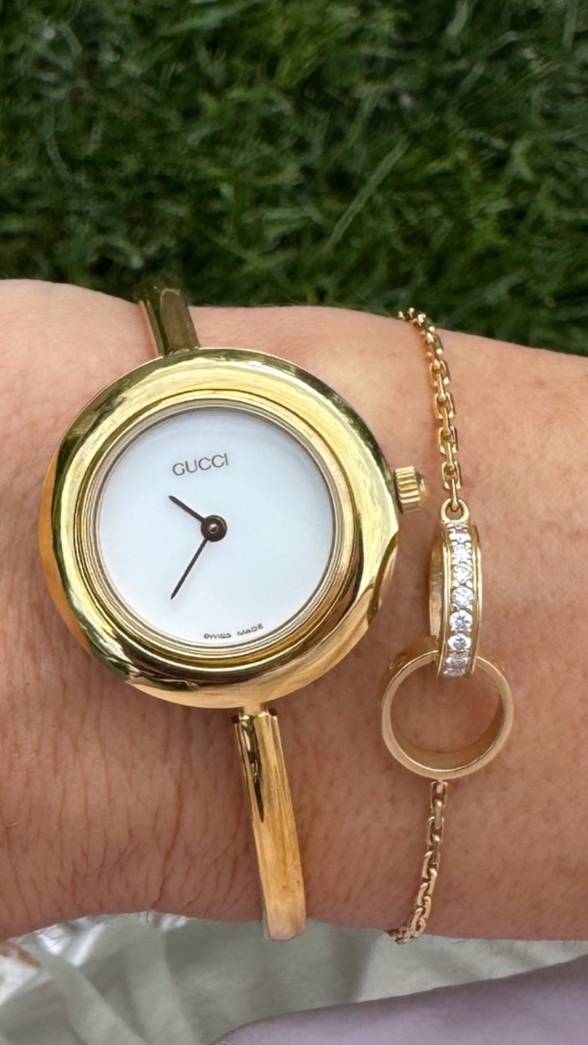 Brought back my Gucci interchangeable bezel watch I received for my 8th grade graduation