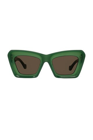 Loewe Anagram Sunglasses in Green | FWRD 