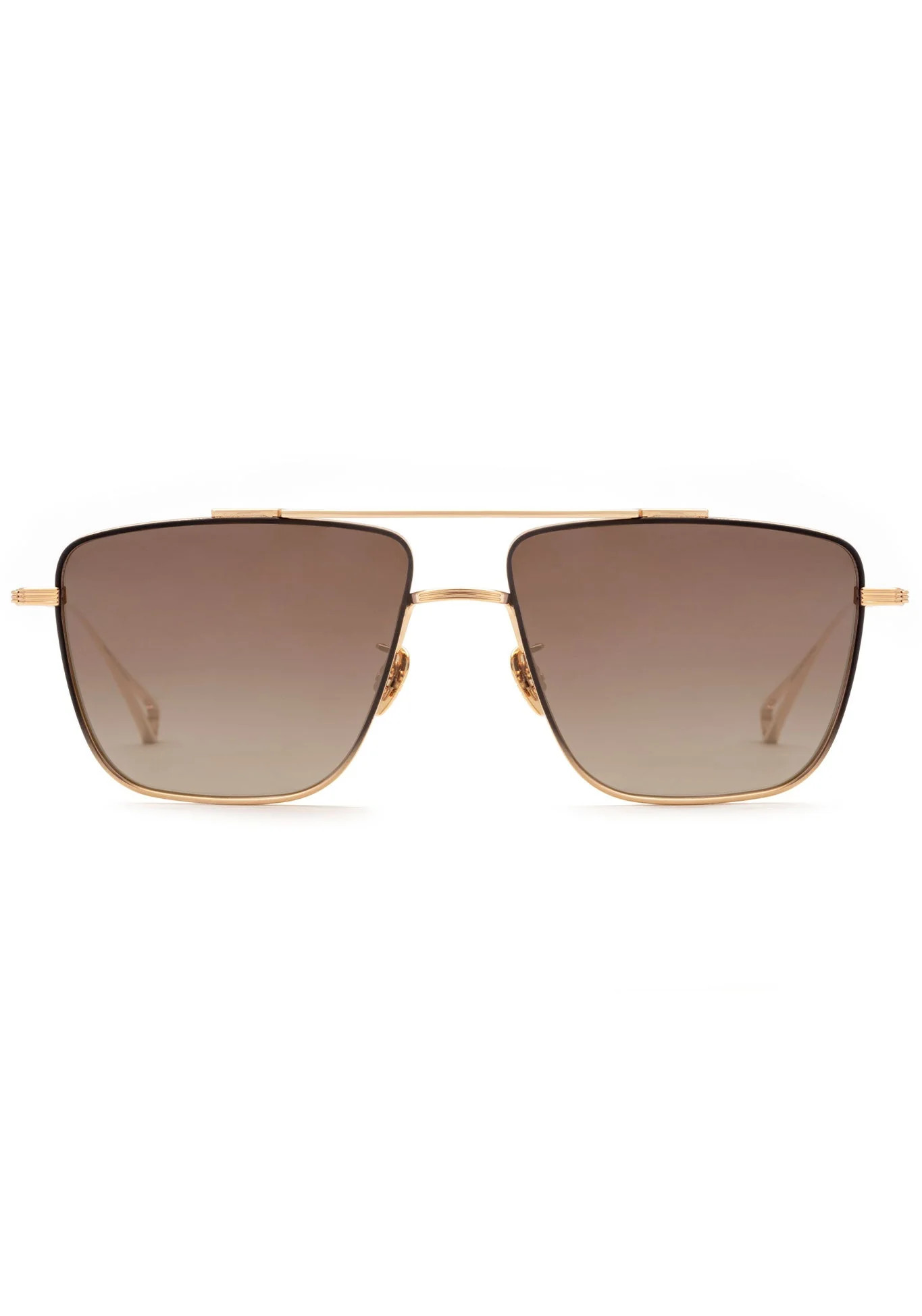 18K + Matte Black Fade Titanium Mirrored | KREWE Eyewear