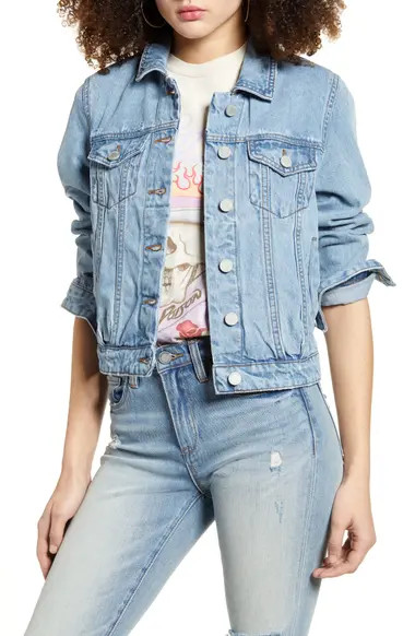 Distressed Denim Jacket | Nordstrom