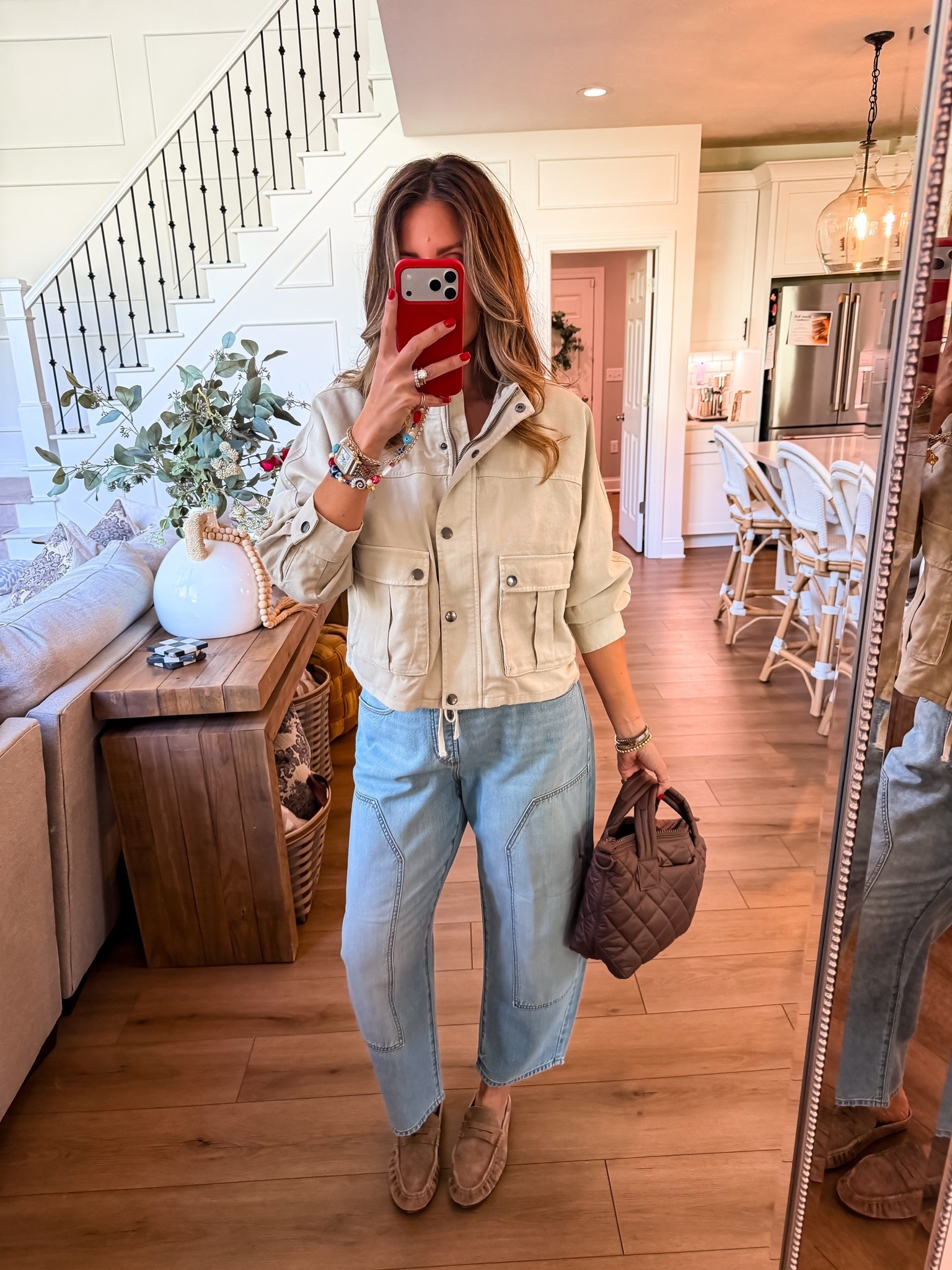 Sz 29 denim
Sz med jacket

#LTKgrwm #LTKmomlife #LTKSaleAlert