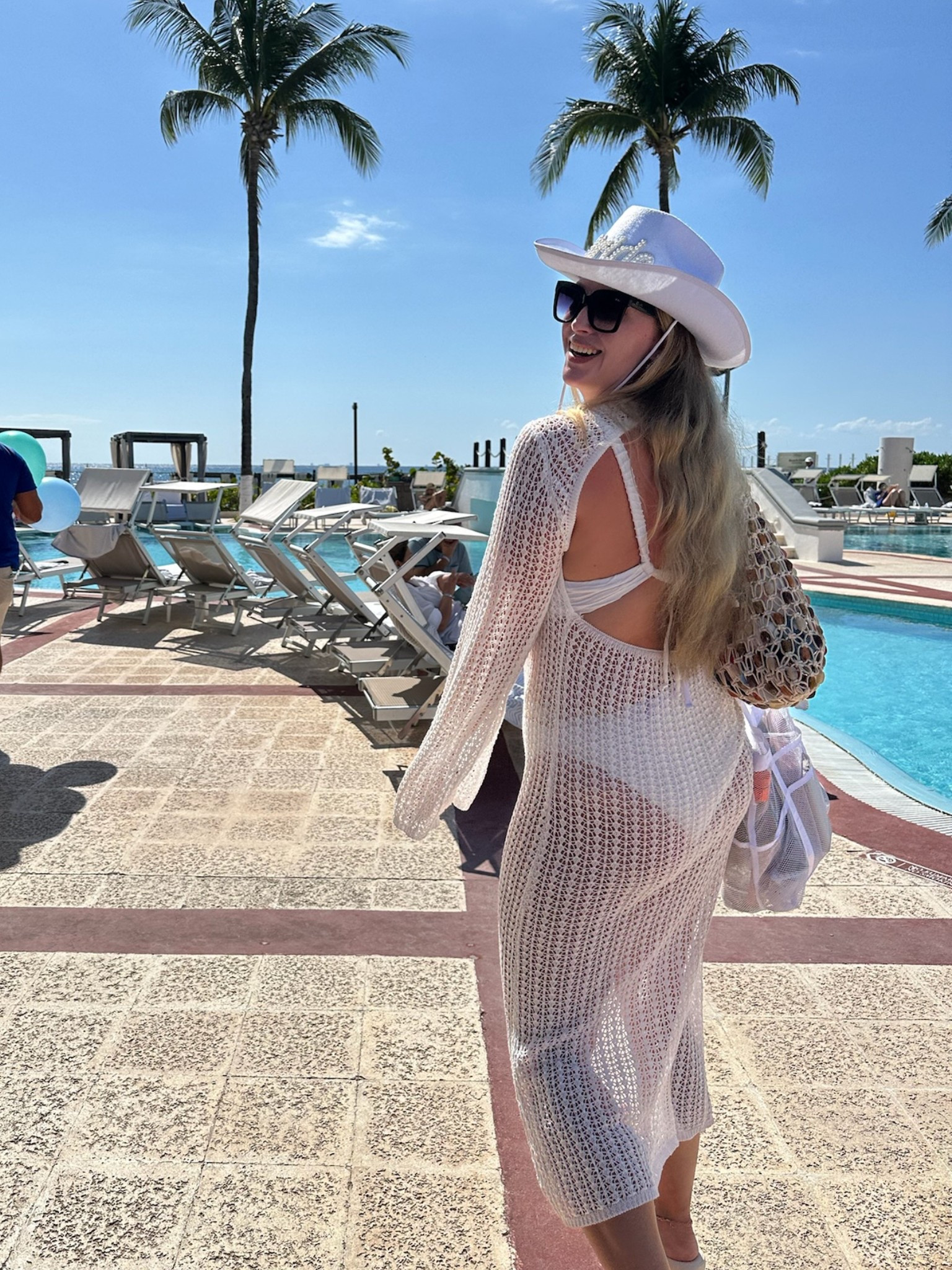 The perfect bridal swimsuit coverup no matter what your swimsuit looks like! Also obsessed with this last minute beaded beach bag find 

#LTKSwim #LTKFindsUnder50 #LTKStyleTip