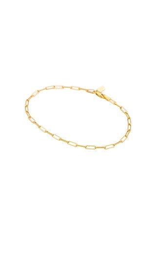 Mini Lola Chain Bracelet in 14k Yellow Gold | Revolve Clothing (Global)