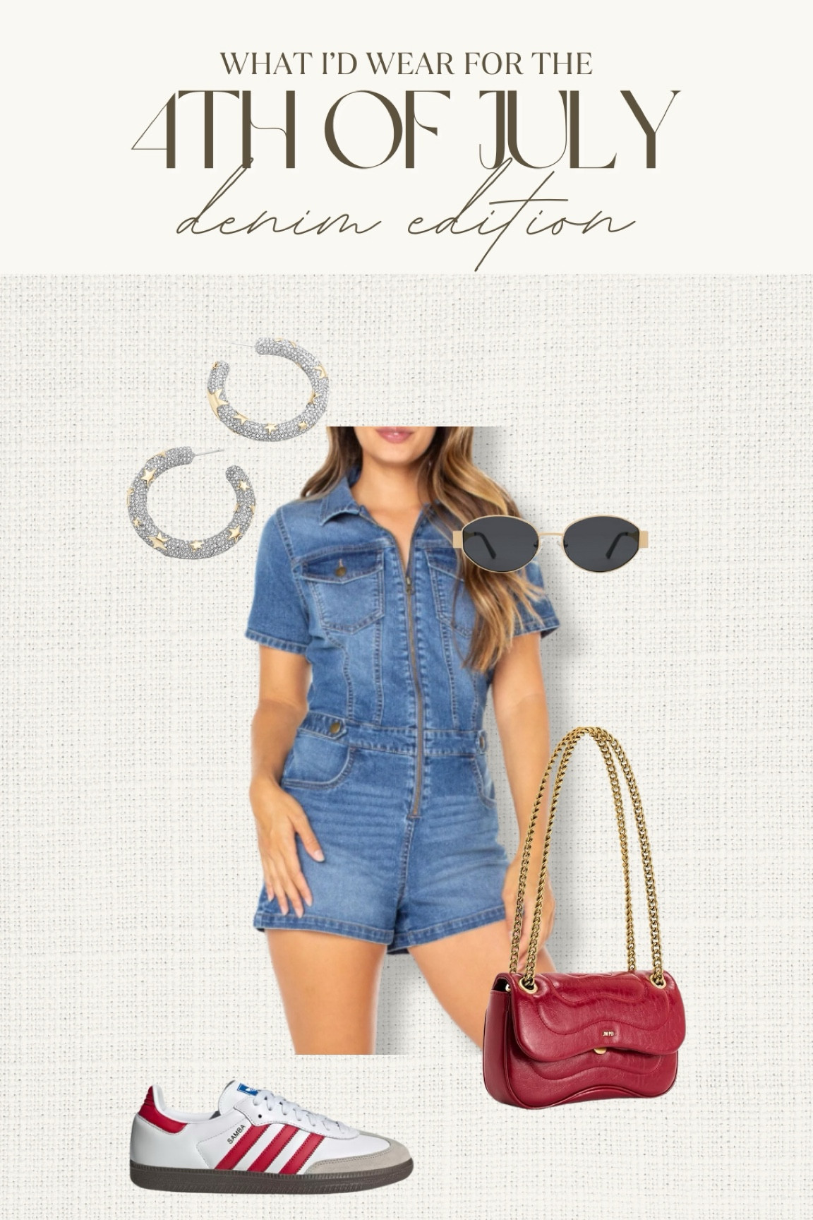 Denim outfit inspo for the Fourth of July! 

#LTKFindsUnder50 #LTKSeasonal #LTKStyleTip