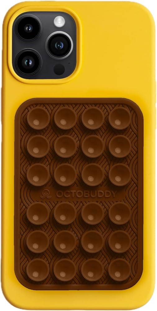 Textures Wave - Silicone Suction Phone Case Adhesive Mount - Hands-Free Grip with 24 Suction Cups... | Amazon (US)
