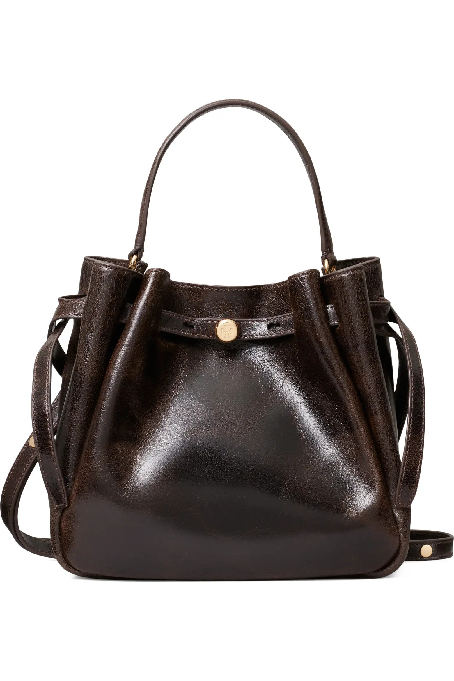 Tory Burch Romy Distressed Leather Bucket Bag (Women) | Nordstrom | Nordstrom
