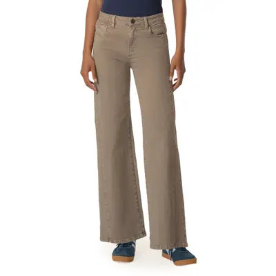 KUT from the Kloth MEG HIGH RISE WIDE L in Chocolate at Nordstrom, Size 4 | Nordstrom