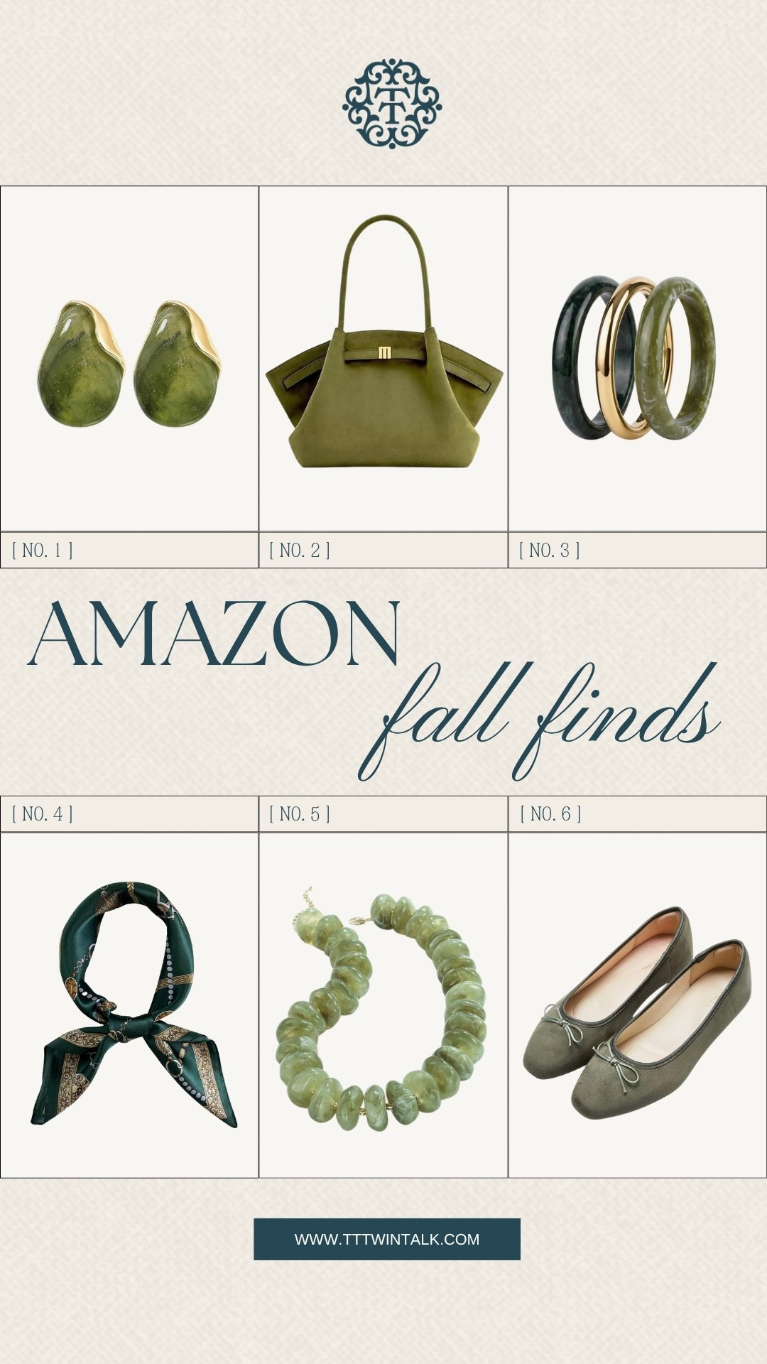 A little green moment with some of our favorite Amazon finds. From the handbag and jewelry to the scarf and ballet flats, these pieces would be so cute mixed into our everyday outfits. We love how everything goes together without looking too matchy.

#LTKSeasonal #LTKOver40 #LTKMidsize