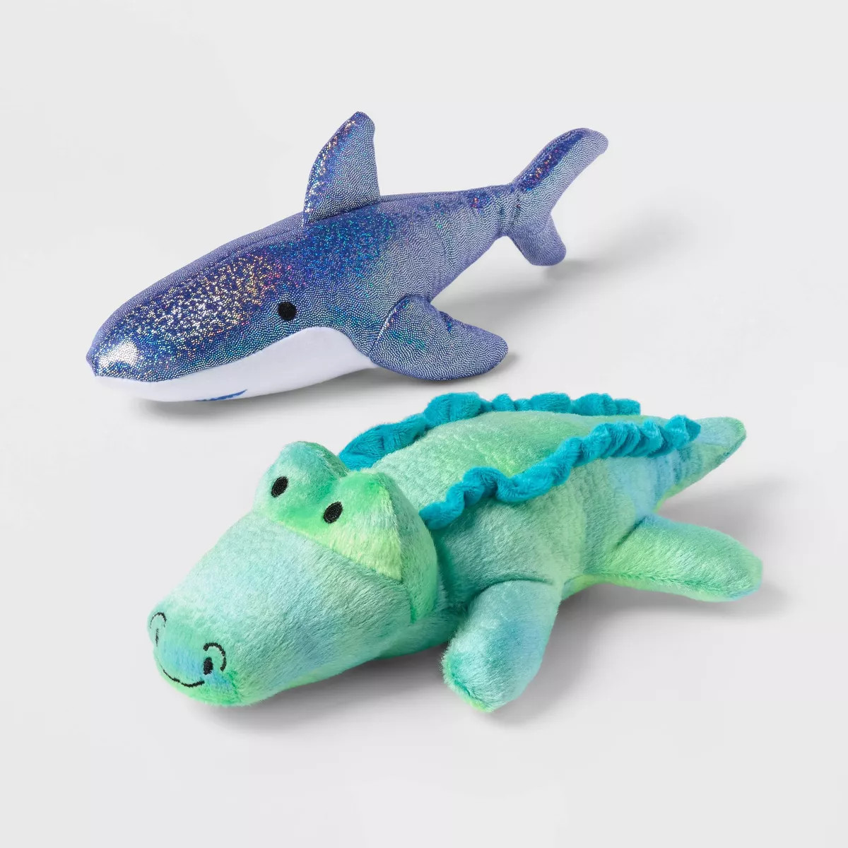 Gator and Shark Dog Plush Toy Set - 2pcs - Sun Squad™ | Target