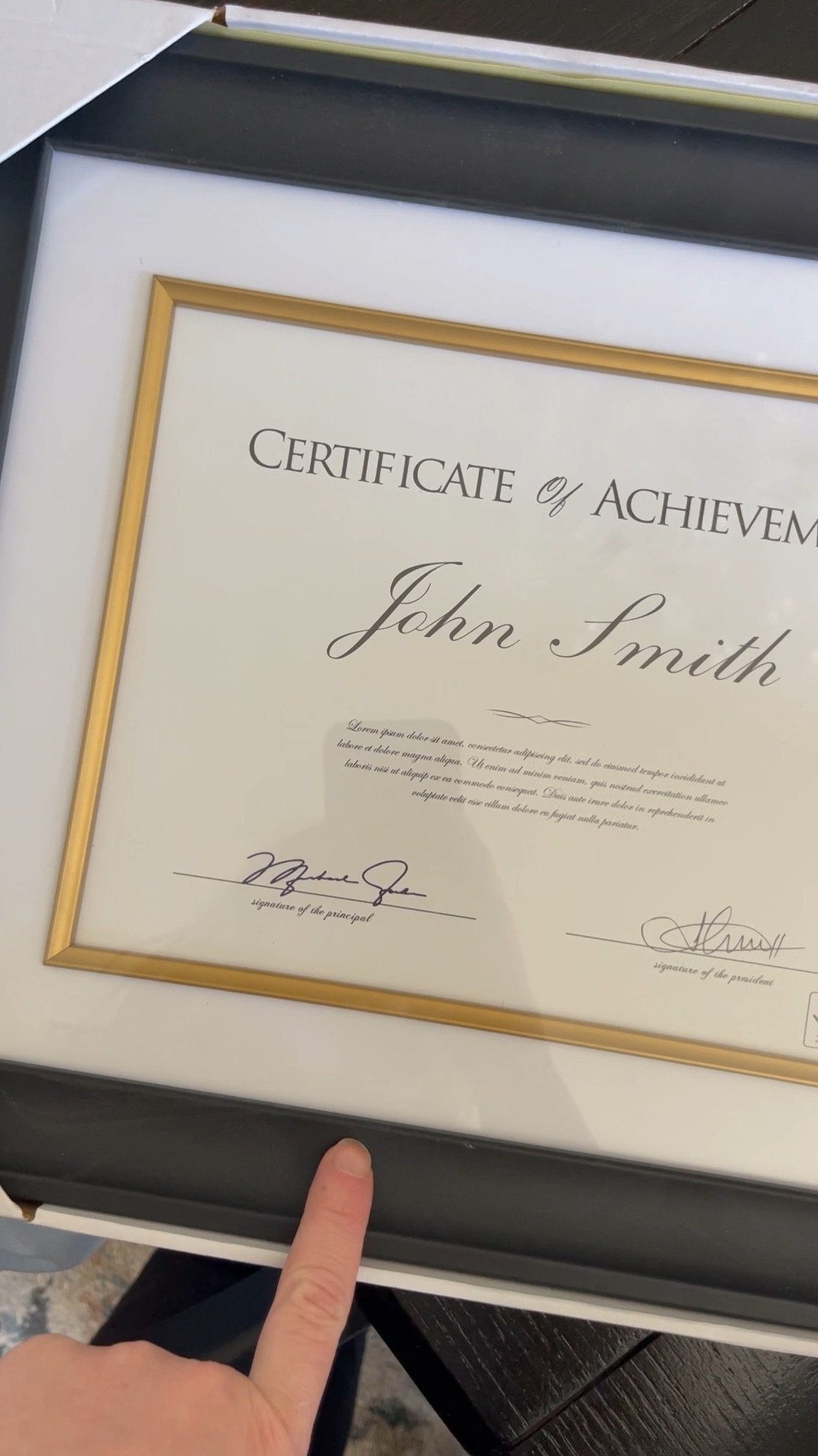 Diploma frame under $15, graduation gift, award gift