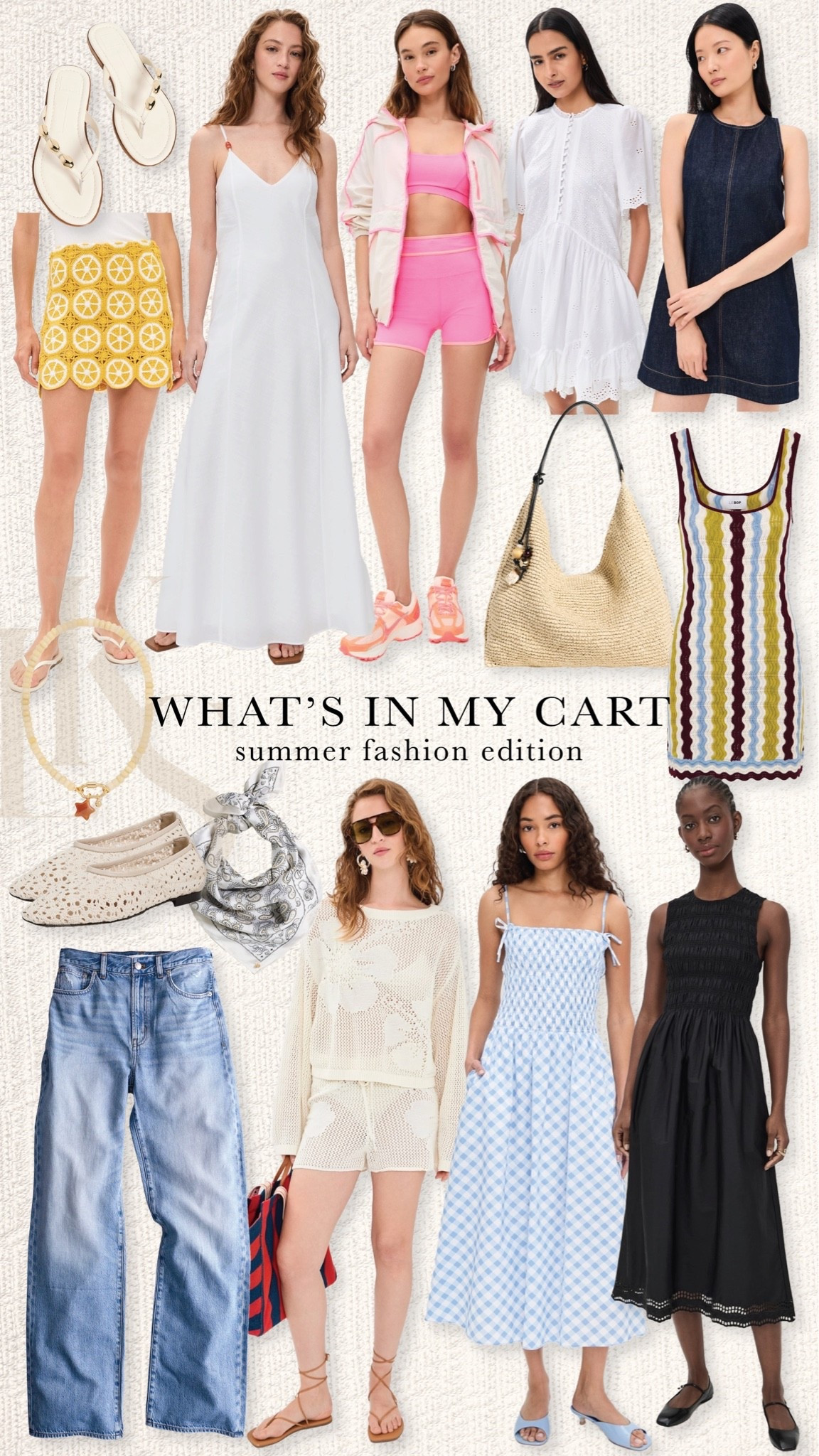 What’s in my shopping cart for summer 😍💛