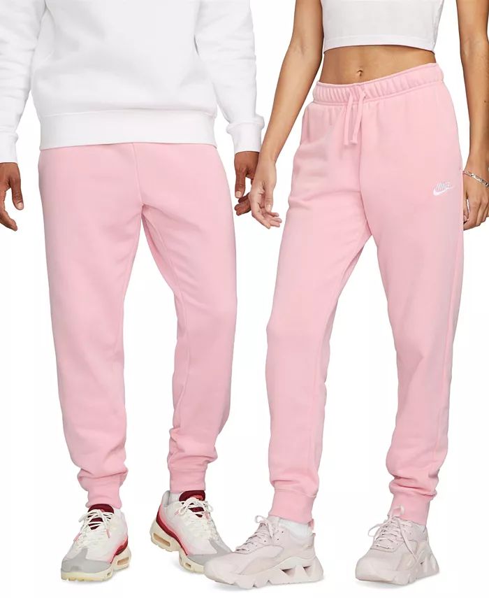 Nike Women's   Sportswear Club Fleece   Mid-Rise Joggers - Macy's | Macy's