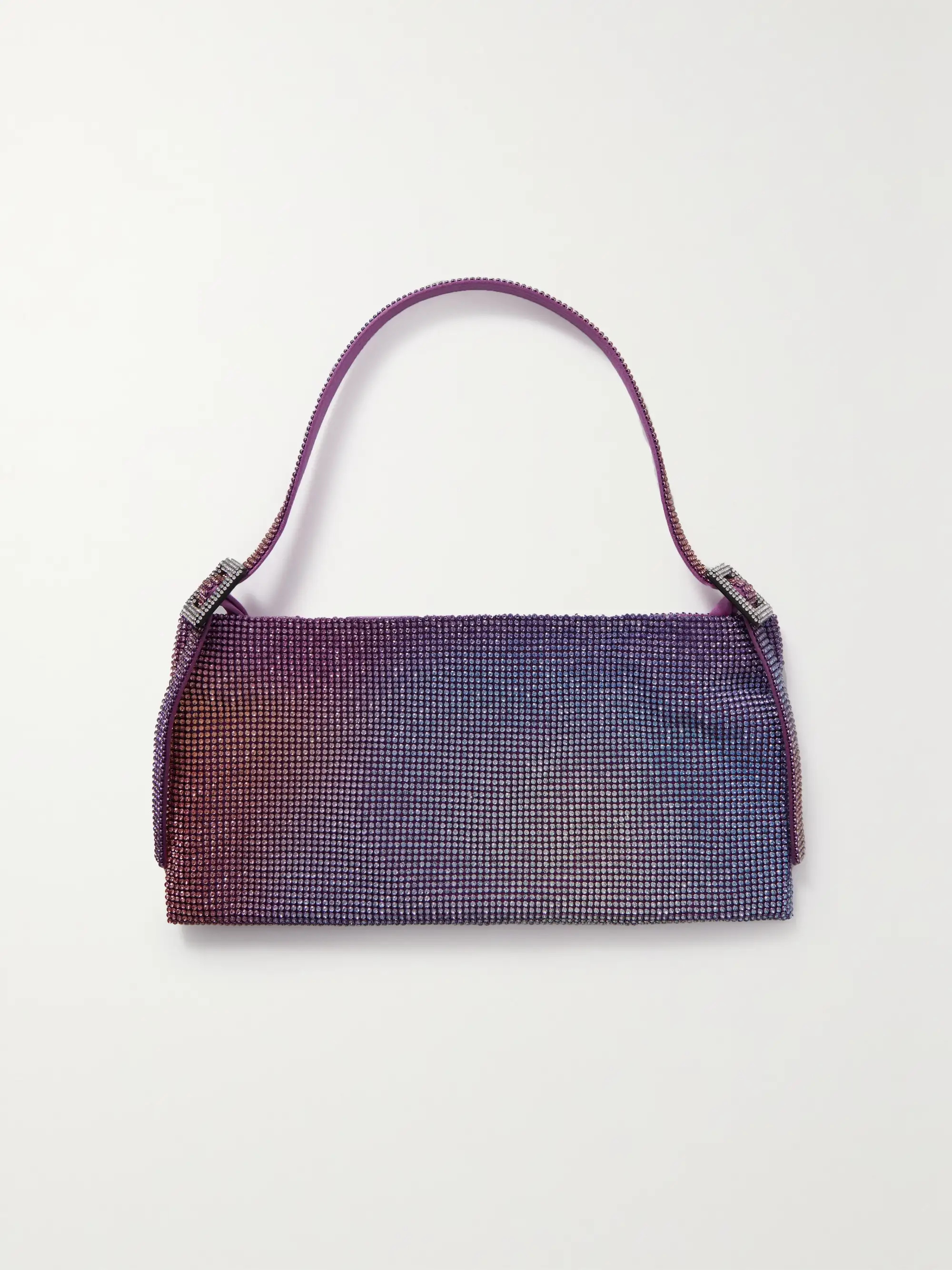 Your Best Friend La Grande crystal-embellished satin shoulder bag | NET-A-PORTER (US)