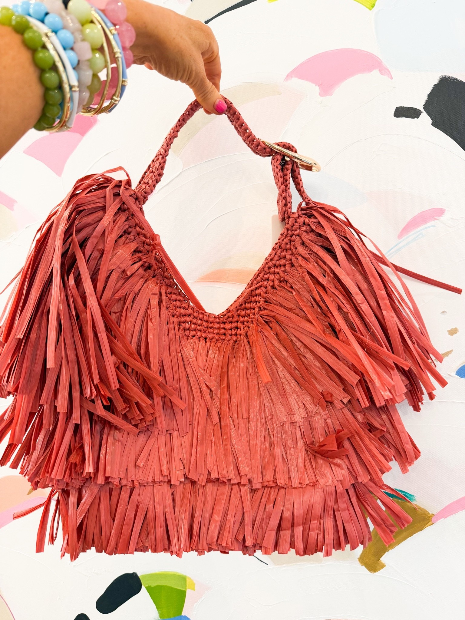 the cutest summer fringe bag!  on sale for just $61 (reg $88) •

#LTKSeasonal #LTKSaleAlert