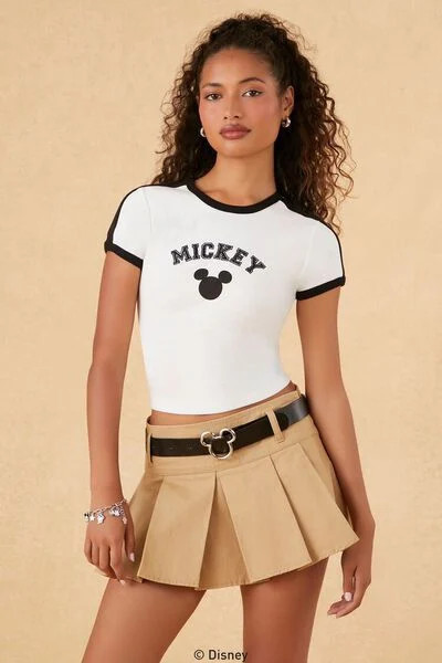 Disney Mickey Mouse Ringer Tee | Forever 21