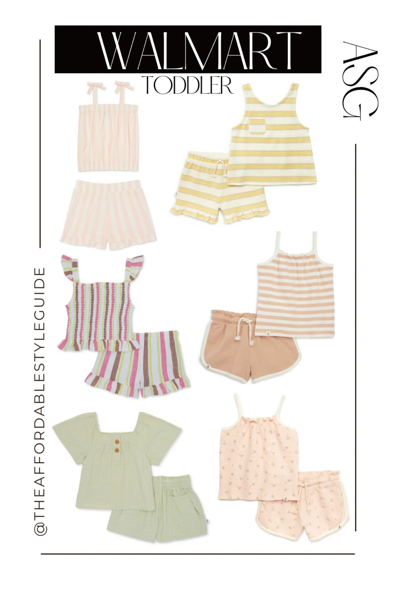 Walmart toddler girl outfits for spring summer 

#LTKunder50 #LTKkids